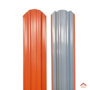 Евроштакетник прямоугольный 0.45 (RAL 2004, Оранжевый) (1000х120)