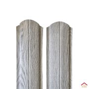 Евроштакетник радиусный 0.4 (PRINTECH Белый клен) (1800х130)