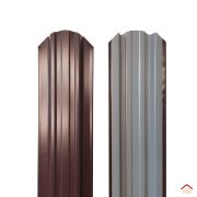 Евроштакетник прямоугольный 0.4 (RAL 8017, Шоколадно-коричневый) (1000х120)