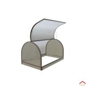 Каркас парник «Бабочка» 1.15*1.25*2.0 м.