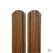 Евроштакетник прямоугольный 0.4 (PRINTECH W07-11, Дуб) (1500х120)